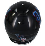 Dalton Schultz Autographed Houston Texans 2024 Navy Alternate H-Town Speed Authentic Helmet Beckett Witnessed