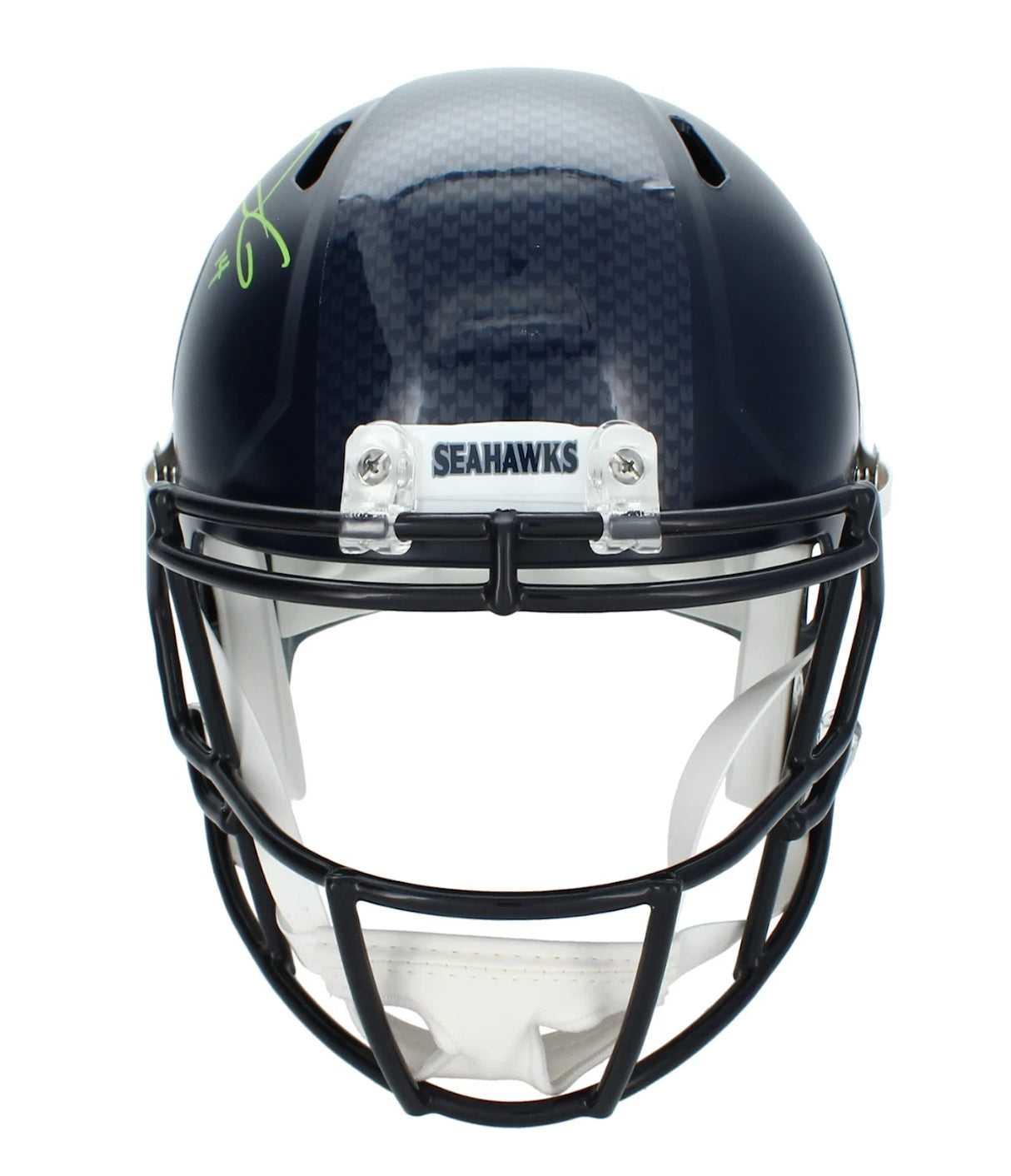 Sam Darnold Autographed (in Green) Seattle Seahawks Speed Full Size Helmet Beckett Witnessed