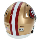 Brock Purdy Autographed San Francisco 49ers Speedflex Midi Helmet Helmet Beckett Witnessed
