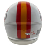 TOM BRADY Autographed/Inscribed "FIRE THE CANNONS" Tampa Bay Buccaneers Throwback Speed Authentic Helmet FANATICS LE 12/12