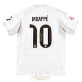 Kylian Mbappe Autographed 2025-26 Real Madrid Nike White Away Replica Jersey Panini