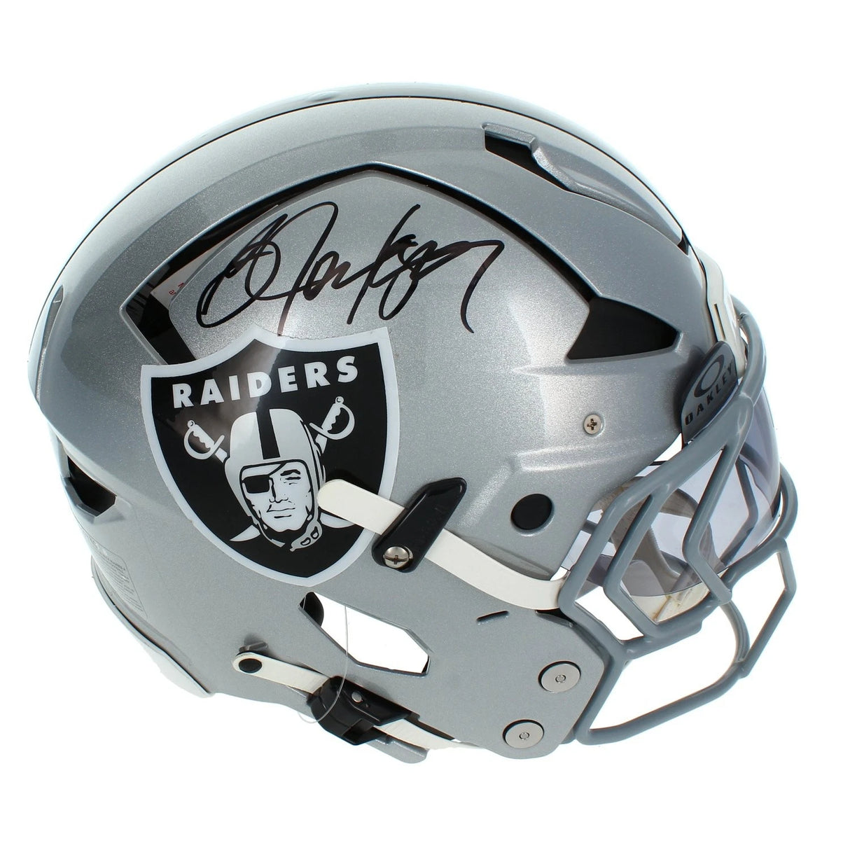 Bo Jackson Autographed Raiders Axiom Authentic Helmet GTSM Witnessed
