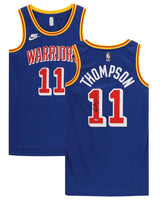 KLAY THOMPSON Autographed Golden State Warriors Royal Blue 2021-22 Nike Year 0 Swingman Jersey FANATICS