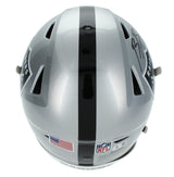 Brock Bowers Autographed/Inscribed "Raider Nation" Las Vegas Raiders Speedflex Authentic Helmet Beckett Witnessed