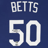Mookie Betts Autographed Los Angeles Dodgers Nike Blue Authentic Jersey Fanatics