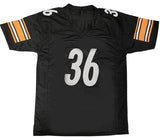 Jerome Bettis Autographed #36 Black Custom Jersey Beckett Witnessed