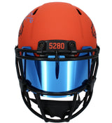 Bo Nix Autographed Denver Broncos RAVE Speed Authentic Helmet with Visor Beckett Witnessed