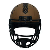 Rashid Shaheed Autographed New Orleans Saints 2023 Salute to Service Speed Full Size Helmet Beckett Witnessed