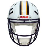 Justin Jefferson Autographed LSU Tigers White Speed Authentic Helmet Beckett Witnessed