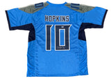 DeAndre Hopkins Autographed #10 Light Blue Custom Jersey Beckett Witnessed