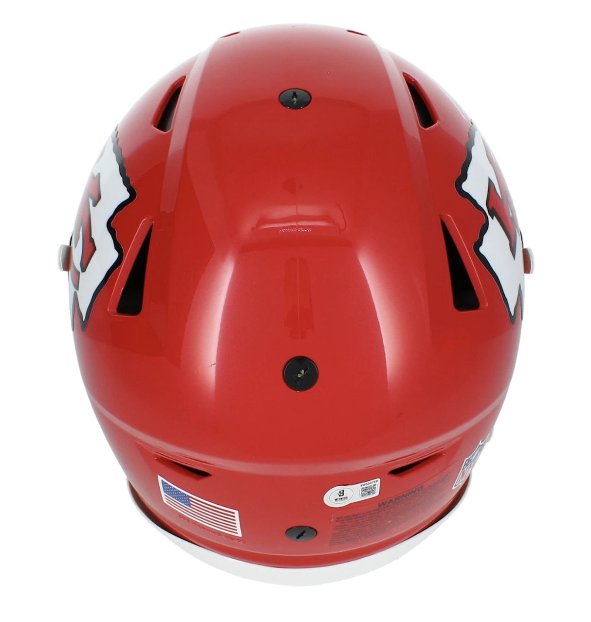 Kenneth Walker III Autographed Kansas City Chiefs Speedflex Authentic Helmet Beckett Witnessed