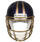 Ray Lewis Autographed Baltimore Ravens Purple 2024 Alternate Speed Authentic Helmet Beckett Witnessed