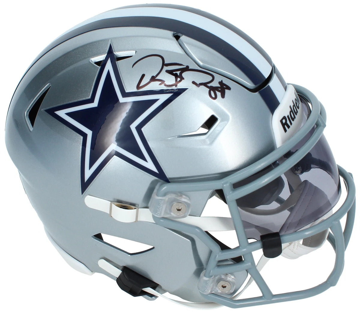 Dez Bryant Autographed Dallas Cowboys Speedflex Midi Helmet Beckett Witnessed