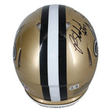 Rashid Shaheed Autographed/Inscribed "WHO DAT!" New Orleans Saints Speed Authentic Helmet Beckett Witnessed