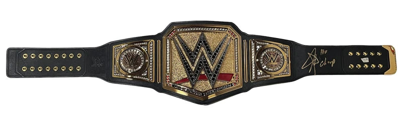 John Cena Autographed/Inscribed "17X CHAMP" WWE Universal Undisputed Champion Replica Title Belt Fanatics