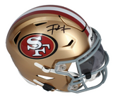 Frank Gore Autographed San Francisco 49ers Speedflex Midi Helmet Beckett Witnessed