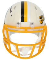 Terry Bradshaw Autographed Pittsburgh Steelers RETRO Speed Mini Helmet Beckett Witnessed