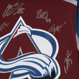 Colorado Avalanche Team Autographed Colorado Avalanche Burgundy Adidas Climalite Authentic Jersey w/22 Stanley Cup Patch Fanatics LE 100