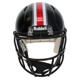 Terry McLaurin Autographed Ohio State Buckeyes Black Alternate Speed Authentic Helmet Beckett Witnessed