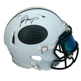 Brett Favre Autographed Green Bay Packers GDL/FSM Custom Painted White/Green Speed Authentic Helmet Radtke/Beckett