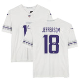 Justin Jefferson Autographed Minnesota Vikings White Alternate Nike Vapor F.U.S.E. Limited Jersey Fanatics