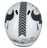 Dalton Schultz Autographed (in Red) Houston Texans 2024 Salute to Service Speed Full Size Helmet Beckett Witnessed