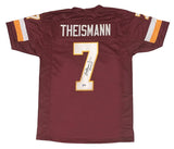 Joe Theismann Autographed/Inscribed "83 MVP" #7 Maroon Custom Jersey Beckett Witnessed