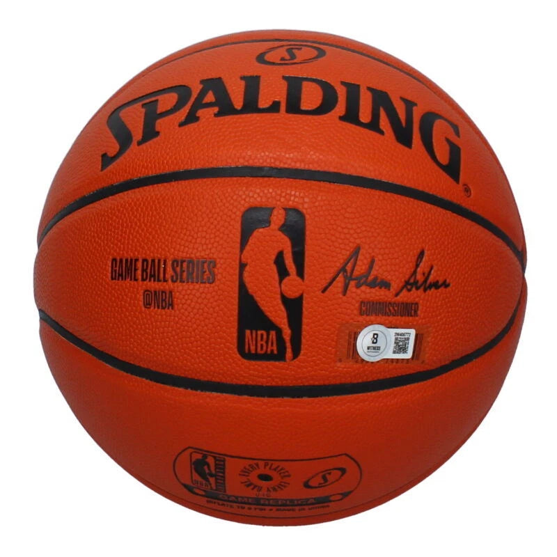 Hakeem Olajuwon Autographed/Inscribed "2X FINALS MVP" Spalding NBA Game Ball Series Indoor/Outdoor Basketball Beckett Witnessed