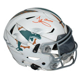 Tyreek Hill Autgraphed/Inscribed "CHEETAH" Miami Dolphins FSM Custom Painted "Ripped" Speedflex Authentic Helmet Beckett Witnessed LE 1/2