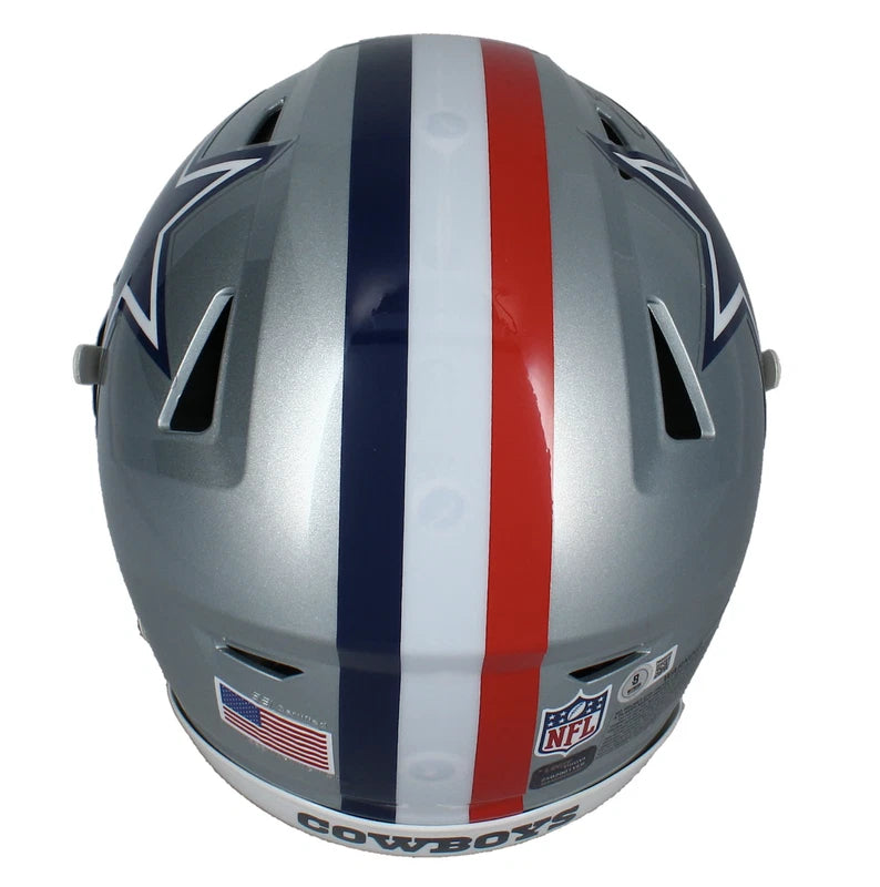 Emmitt Smith Autographed Dallas Cowboys 1976 Throwback Speedflex Authentic Helmet Beckett Witnessed