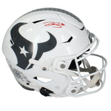 Dalton Schultz Autographed Houston Texans 2024 Salute to Service Speedflex Authentic Helmet Beckett Witnessed