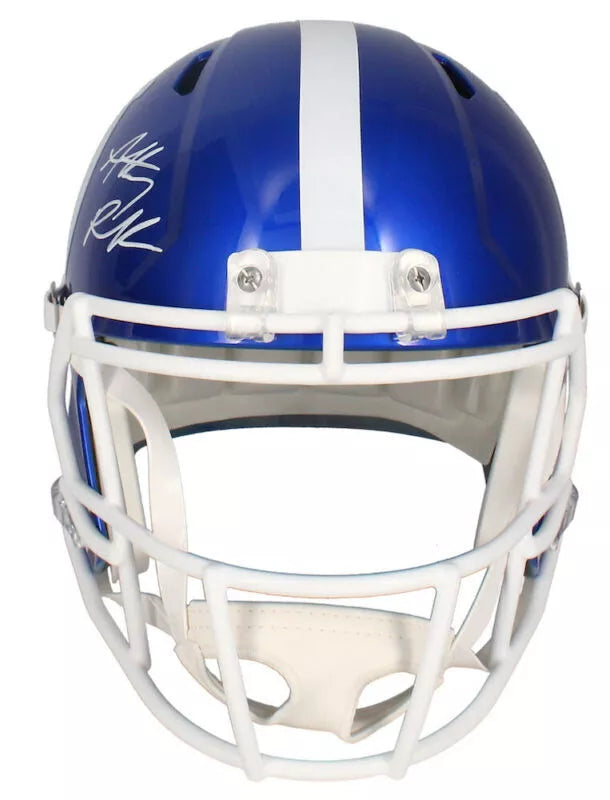 Anthony Richardson Autographed Indianapolis Colts Flash Speed Full Size Helmet Fanatics
