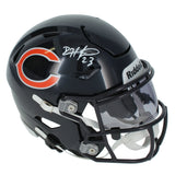Devin Hester Autographed Chicago Bears Speedflex MIDI Helmet Beckett Witnessed