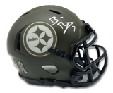 Ben Roethlisberger Autographed Pittsburgh Steelers 2022 Salute to Service Mini Helmet Fanatics