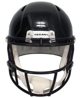 Dalton Schultz Autographed (in Red) Houston Texans 2024 Speed Full Size Helmet Beckett Witnessed