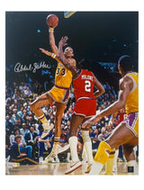 KAREEM ABDUL-JABBAR Autographed Los Angeles Lakers "vs. 76ers" 16" x 20" Photograph FANATICS