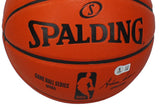 Clyde Drexler Autographed/Inscribed "95 NBA CHAMPS" Spalding NBA Game Ball Series Indoor/Outdoor Basketball Beckett Witnessed