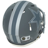 Brandon Aubrey Autographed Dallas Cowboys Slate Speed Mini Helmet Beckett Witnessed