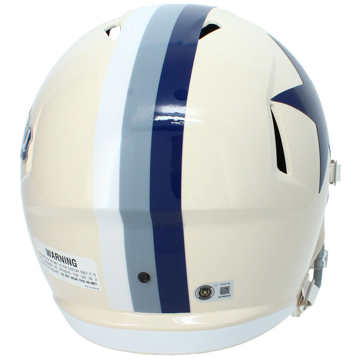Brandon Aubrey Autographed Dallas Cowboys RETRO Speed Full Size Helmet Beckett Witnessed