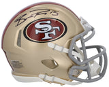 Brock Purdy Autographed San Francisco 49ers Speed Mini Helmet Fanatics