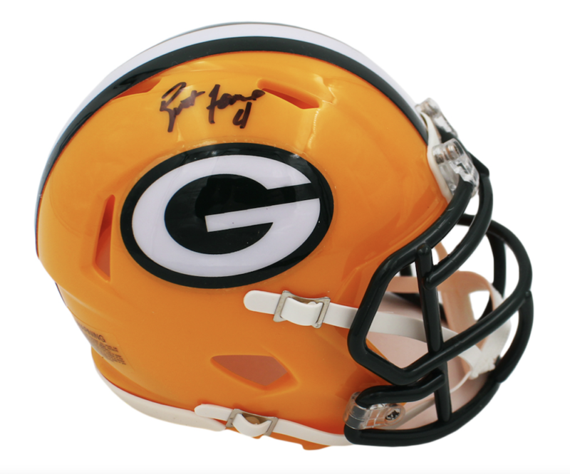 Brett Favre Autographed Green Bay Packers Speed Mini Helmet Radtke Sports