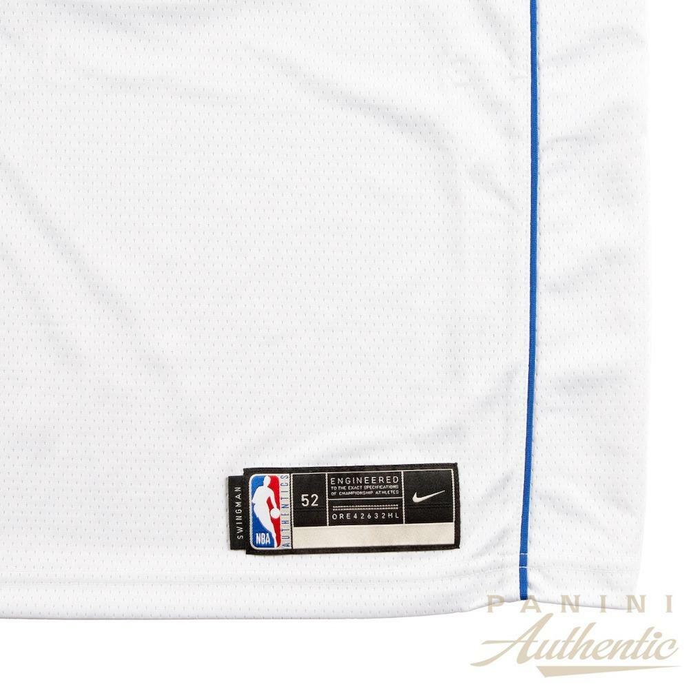 Luka Doncic Autographed Dallas Mavericks White Nike Swingman Jersey Panini
