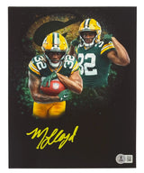MarShawn Lloyd Autographed (in Yellow) Green Bay Packers 8" x 10" Collage Photograph Beckett Witnessed