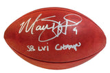 MATTHEW STAFFORD Autographed/Inscribed "SB Lvi Champs" Los Angeles Rams SB LVI Champs Logo Official Wilson Duke Football FANATICS