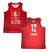 JA MORANT Autographed 2022 NBA-All Star Red Nike Swingman Jersey LE 50 PANINI