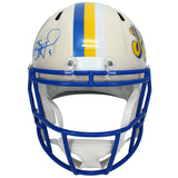 Matthew Stafford Autographed Los Angeles Rams RETRO Speed Full Size Helmet Beckett Witnessed