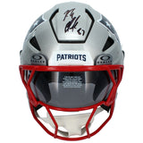 Rob Gronkowski Autographed New England Patriots Axiom Authentic Helmet Radtke