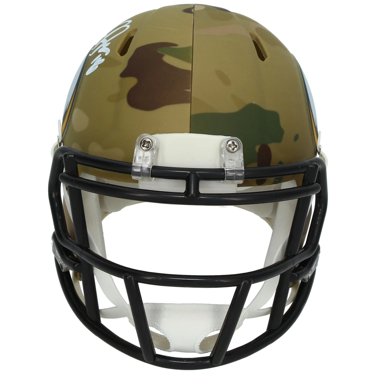 Justin Jefferson Autographed Minnesota Vikings CAMO Speed Mini Helmet Beckett Witnessed