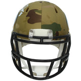 Justin Jefferson Autographed Minnesota Vikings CAMO Speed Mini Helmet Beckett Witnessed