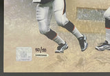 John Elway Autographed Denver Broncos "Art of the Pass" 36" x 18" Framed Photo Collage UDA LE 50/50